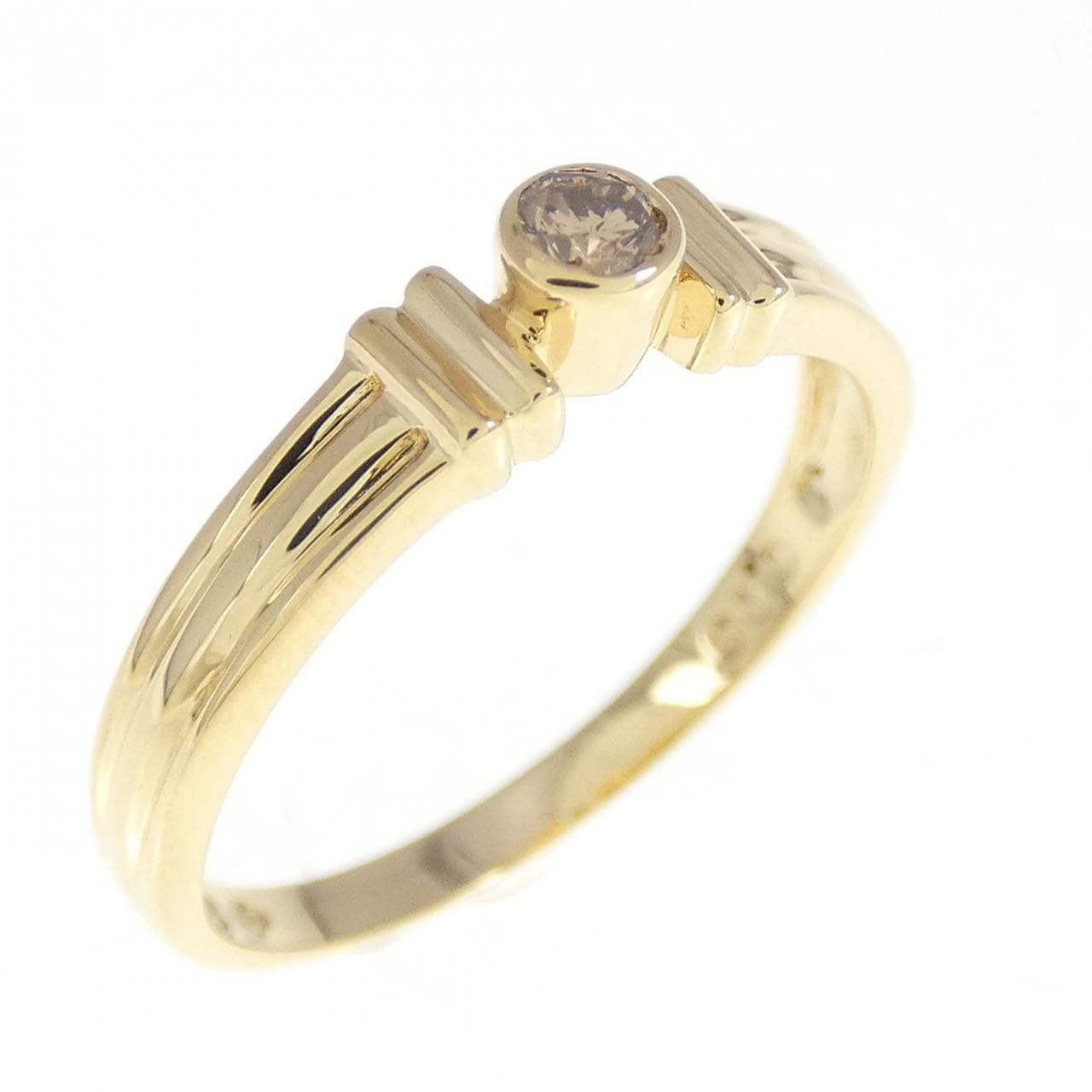K18YG ダイヤモンド リング 0.09CT