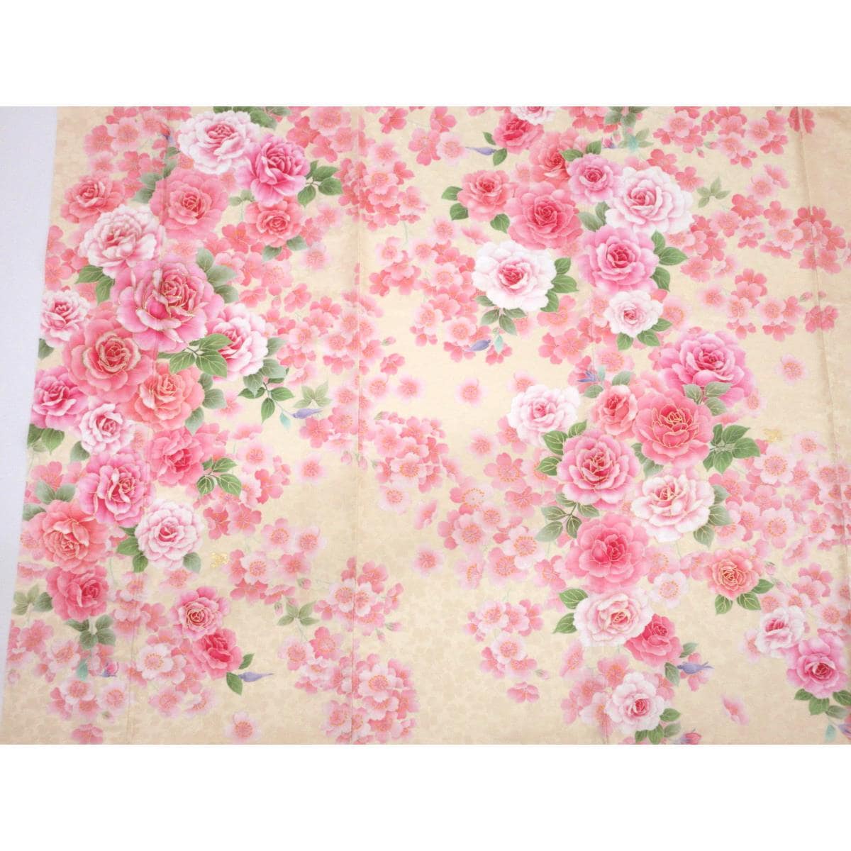 振袖　きもの・長襦袢　２点セット　身幅Ｌ寸【松田聖子】