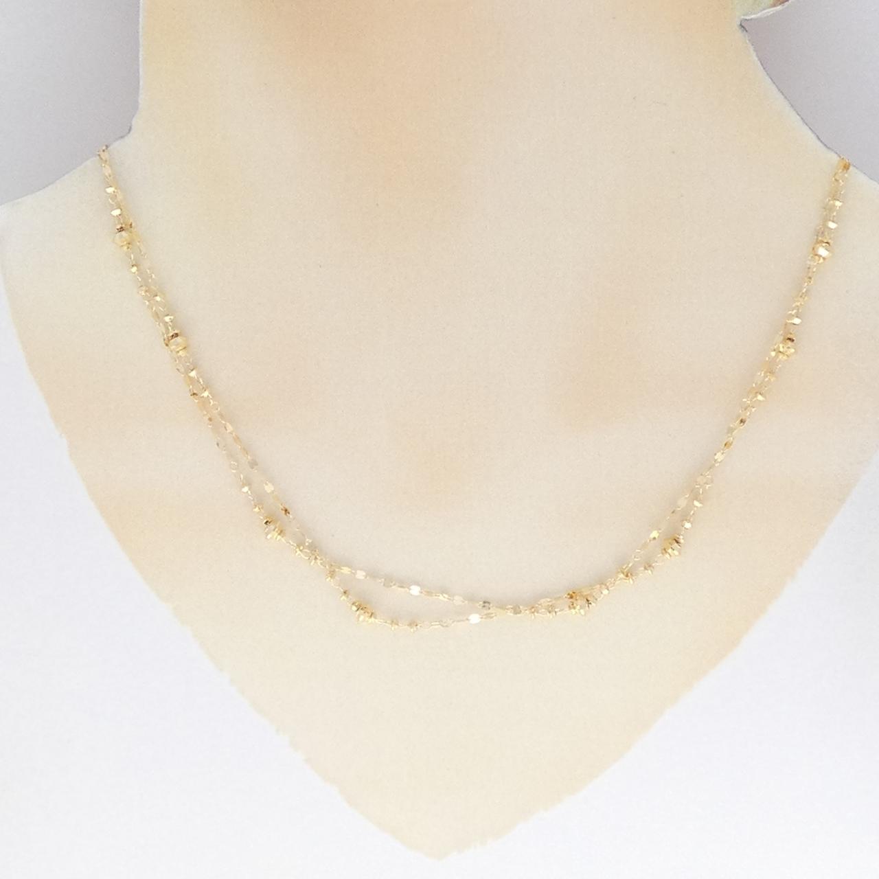 K18YG necklace
