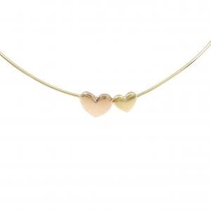 ウノアエレ ハート 750YG/750PG ネックレス