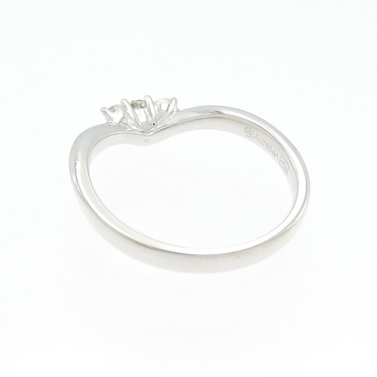 750WG Diamond Ring 0.076CT
