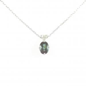K18WG アンデシン ネックレス 0.76CT