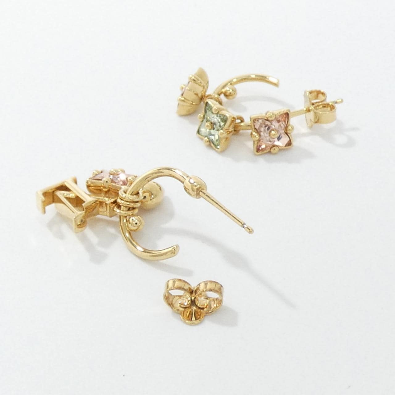 ルイヴィトン ブックルドレイユ フープ ルルグラム M00787 ピアス