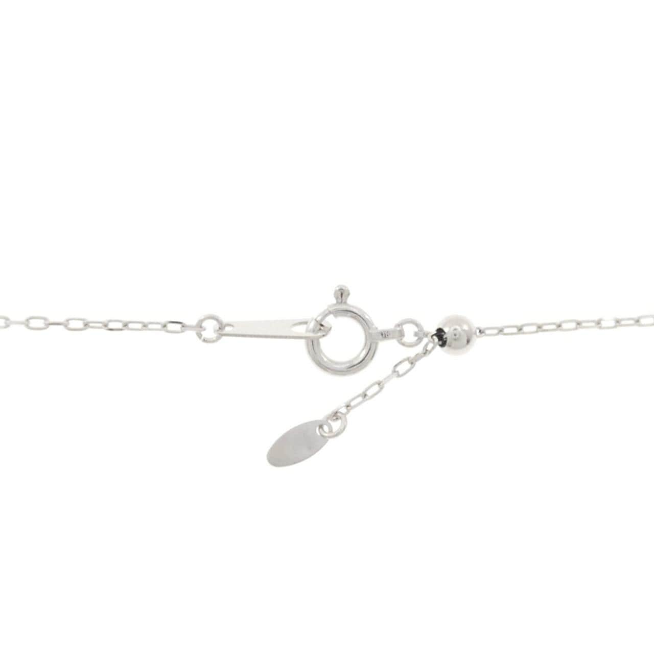 K18WG ダイヤモンド ネックレス 0.25CT