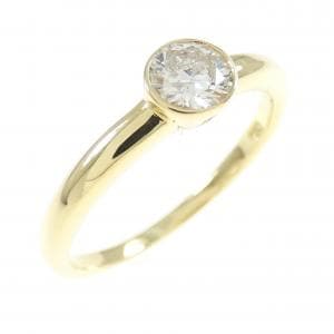 K18YG ダイヤモンド リング 0.318CT