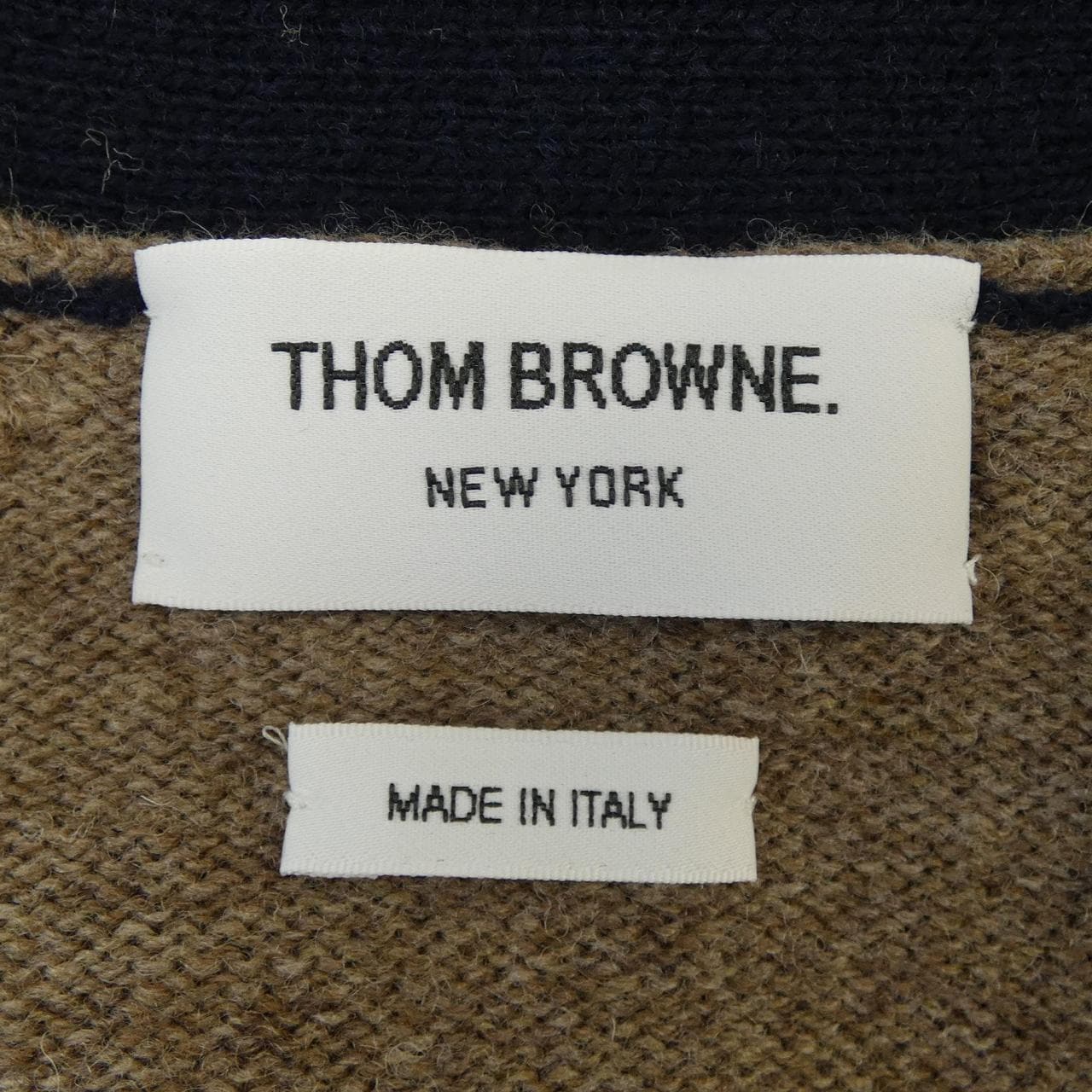 THOM BROWNE MKC485A-Y1026-215 開襟羊毛衫