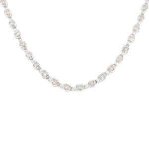 K18WG ダイヤモンド ネックレス 2.00CT