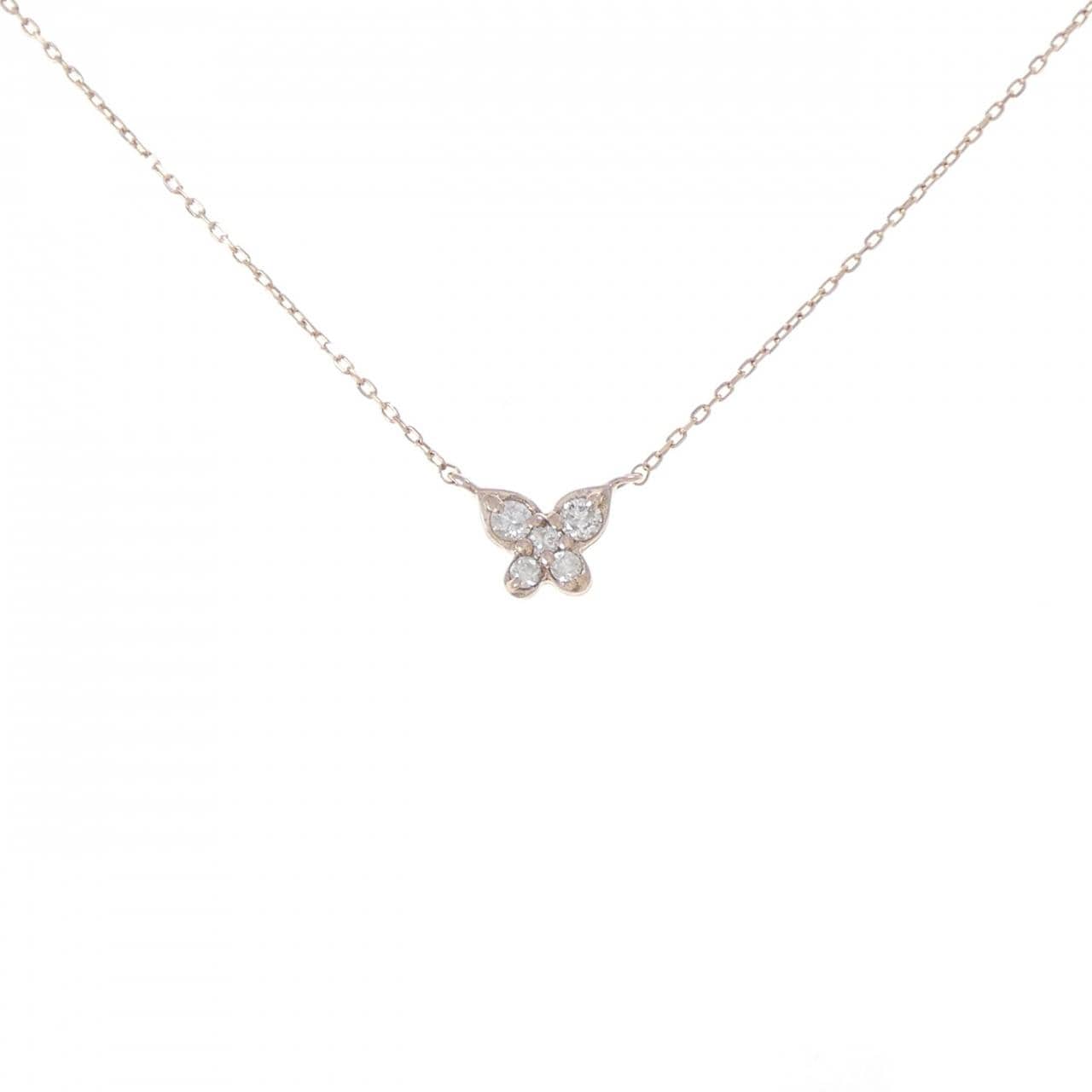 K10PG ダイヤモンド ネックレス 0.08CT