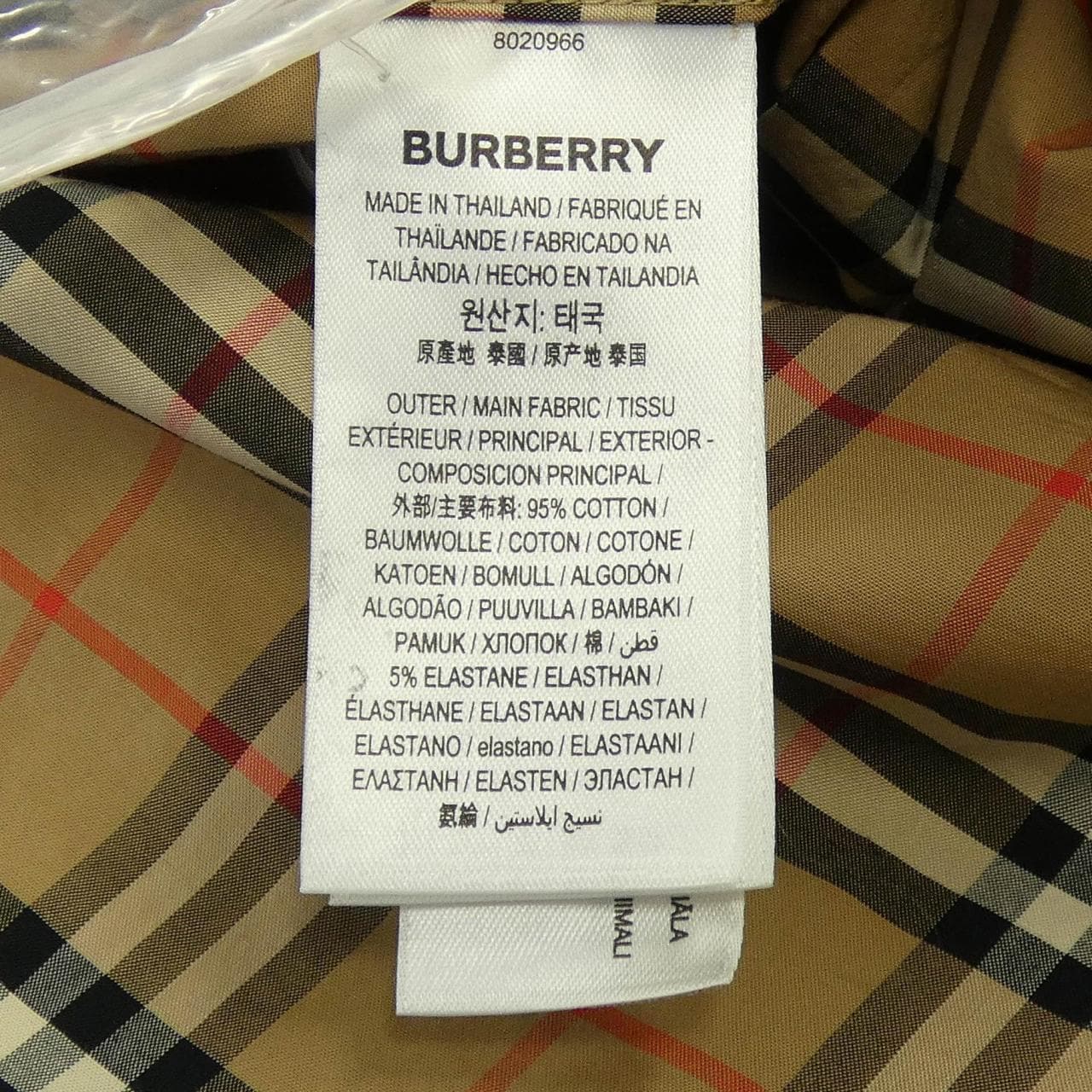 バーバリー BURBERRY 80209661 シャツ