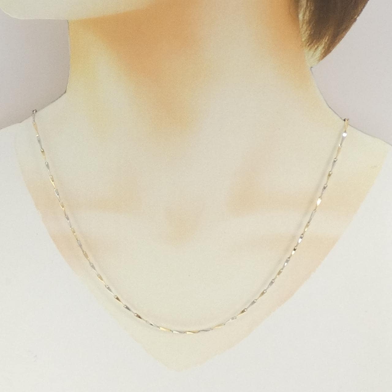 K18YG/PT850 ネックレス