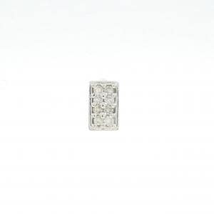 K18WG ダイヤモンド ピアス 0.10CT 片耳