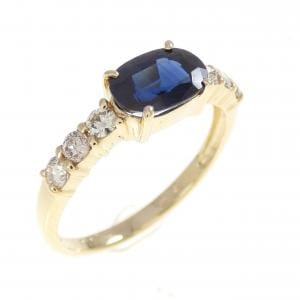 K18YG サファイヤ リング 1.05CT