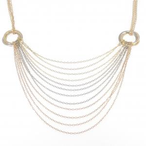 カルティエ トリニティ ドレープ ネックレス