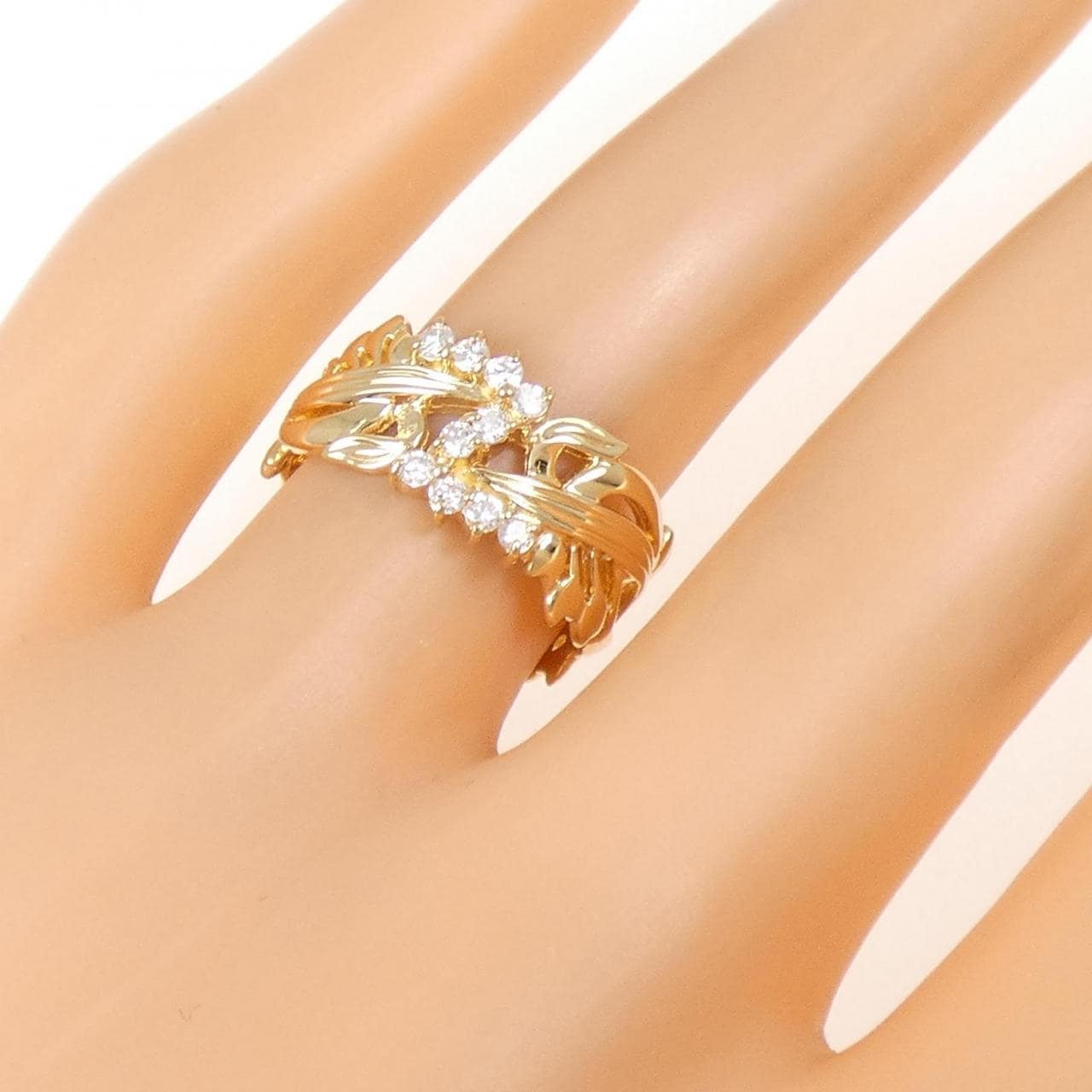 K18YG ダイヤモンド リング 0.23CT