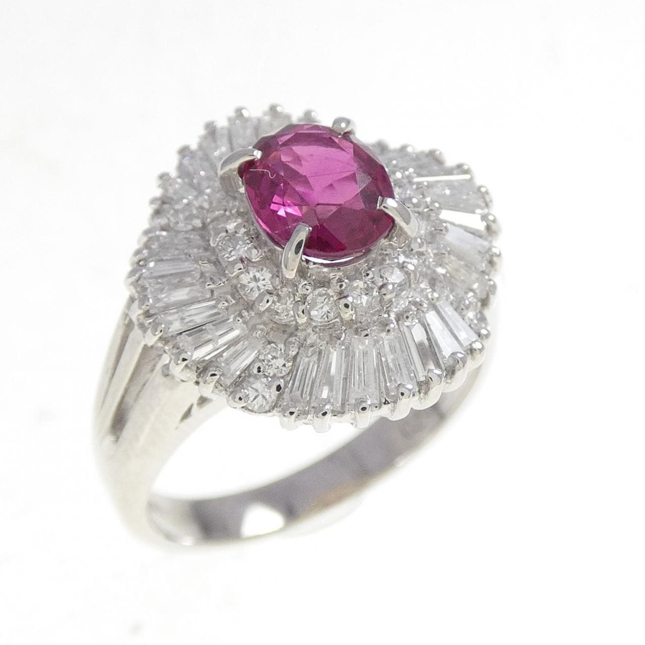 PT900 ルビー リング 1.103CT