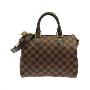 LOUIS VUITTON Damier Speedy Bandouliere 25 公分 N41368 波士頓包
