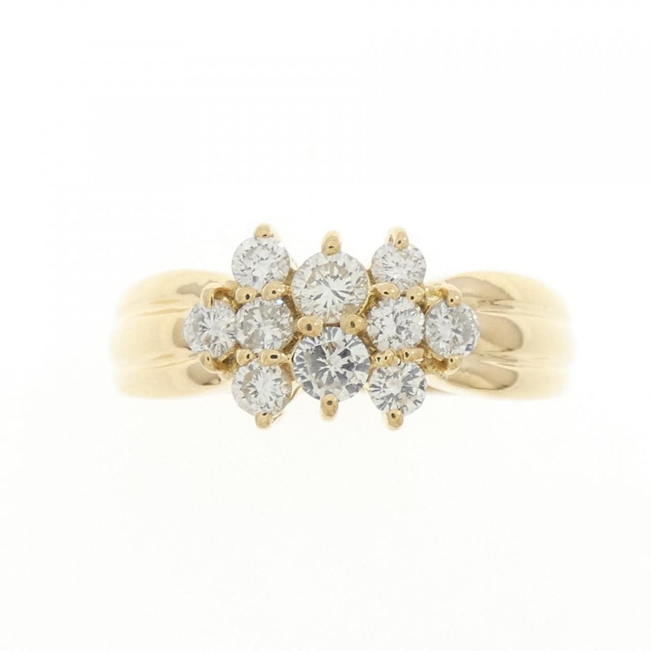 K18YG ダイヤモンド リング 0.43CT