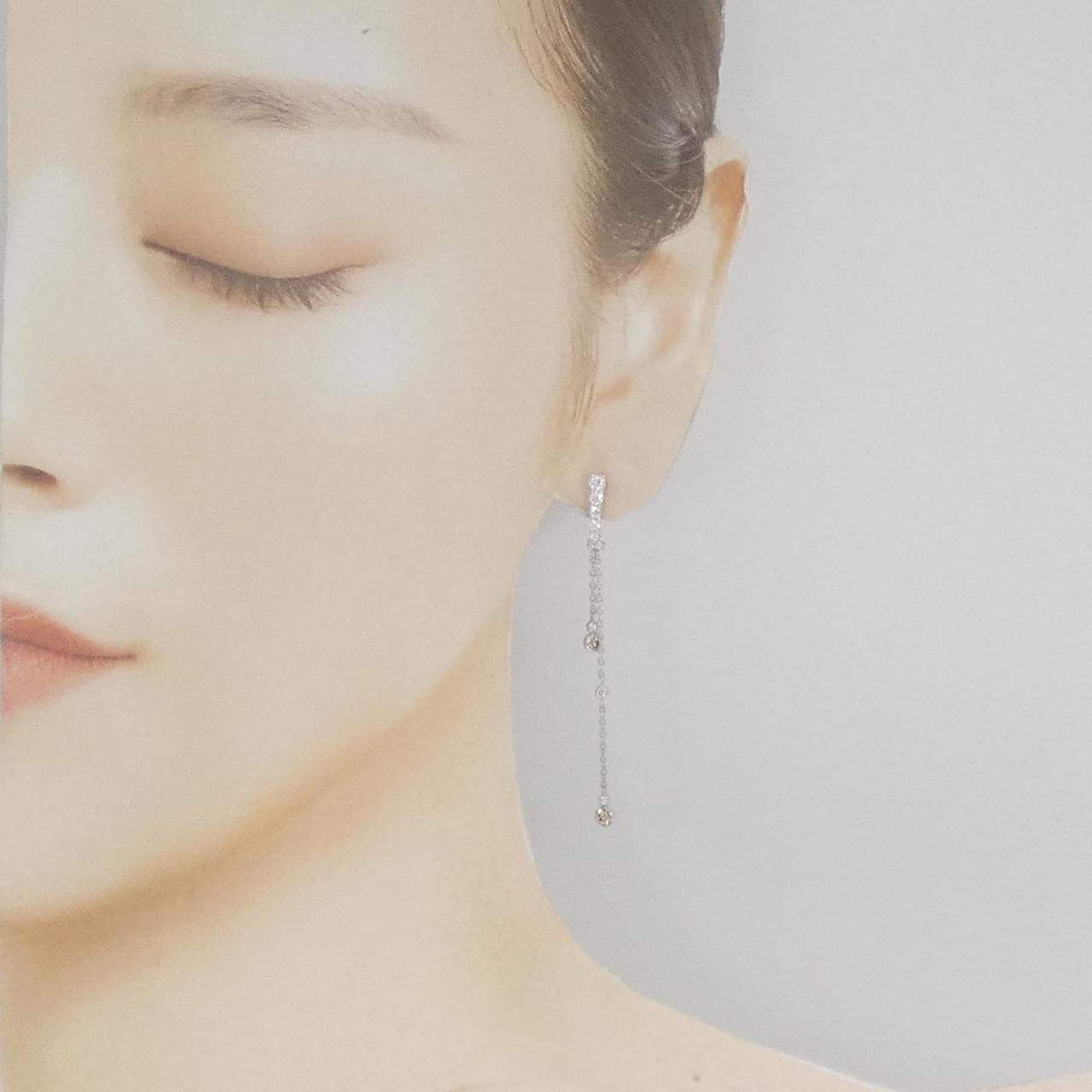 カシケイ ダイヤモンド ピアス 0.82CT