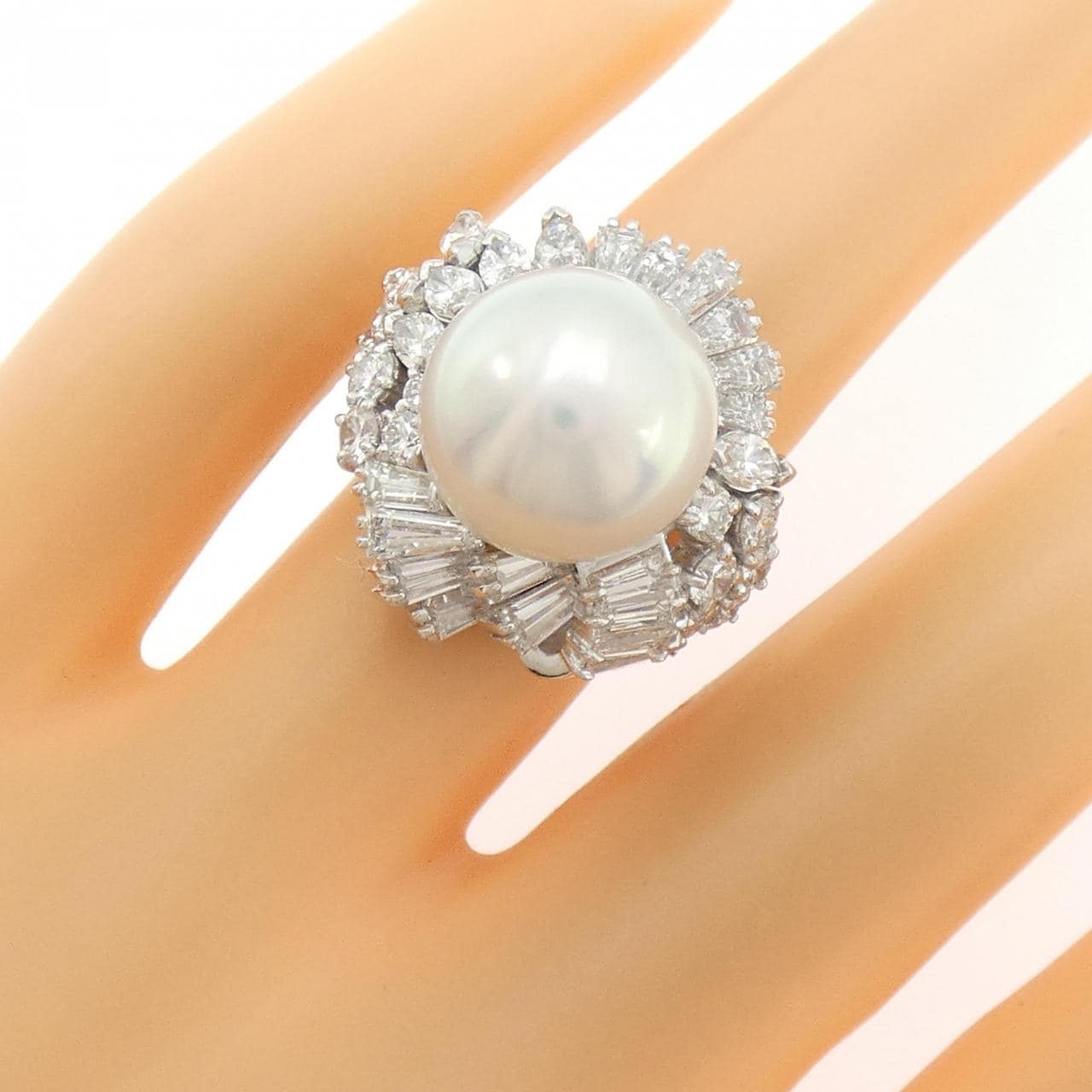 ミキモト 白蝶パール リング 12.3mm