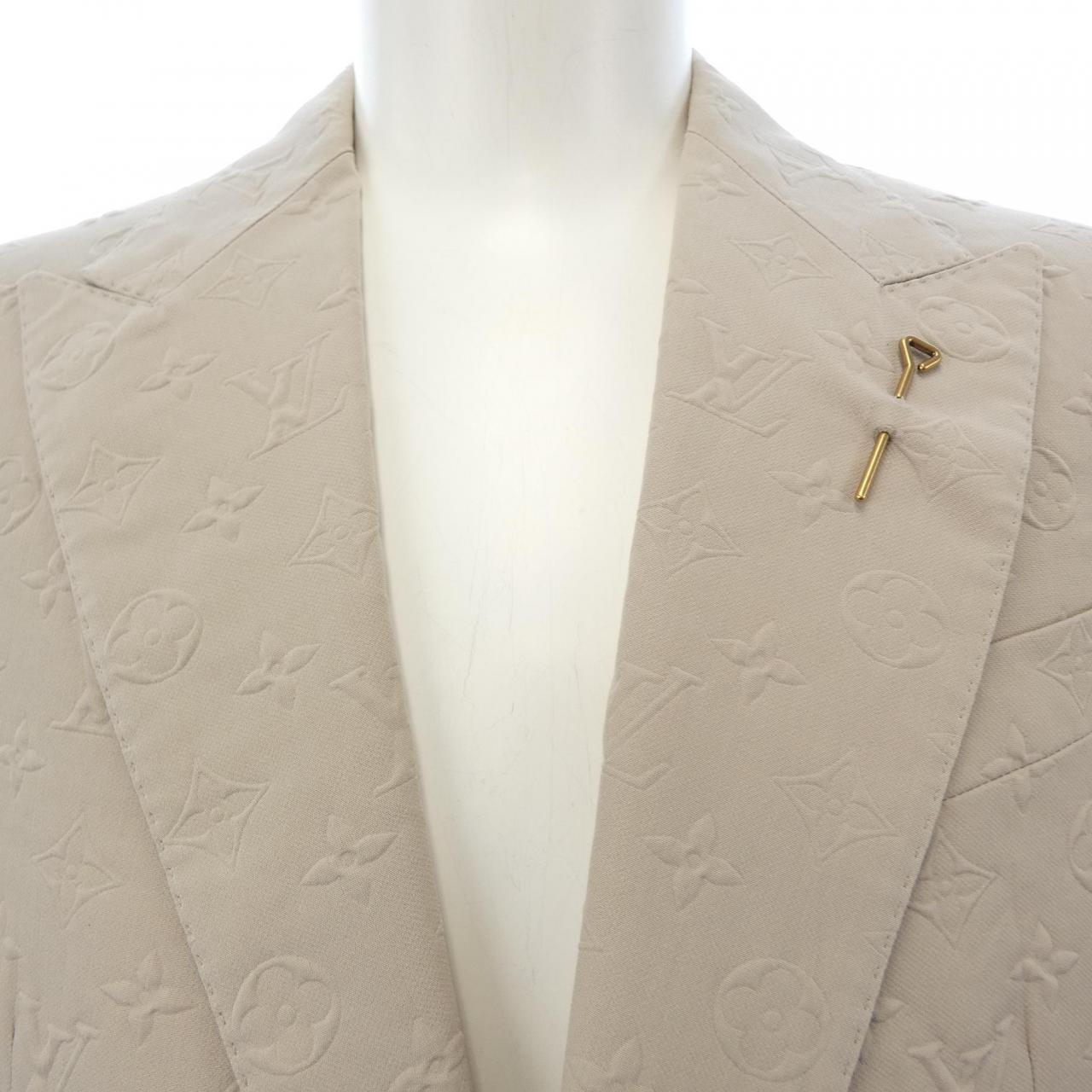 ルイヴィトン LOUIS VUITTON エンボスモノグラムシングルブレステッドジャケット HKJ42EZDC ジャケット