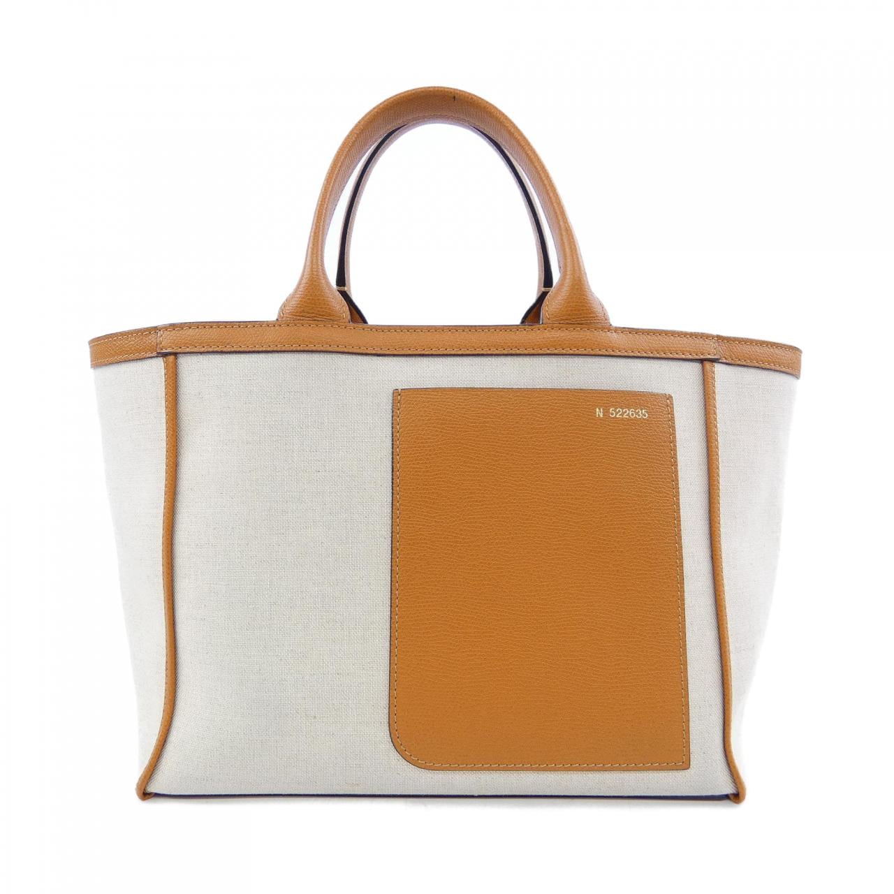 ヴァレクストラ VALEXTRA ショッピングバッグミニキャンバス WBNL0032733T9999MS BAG