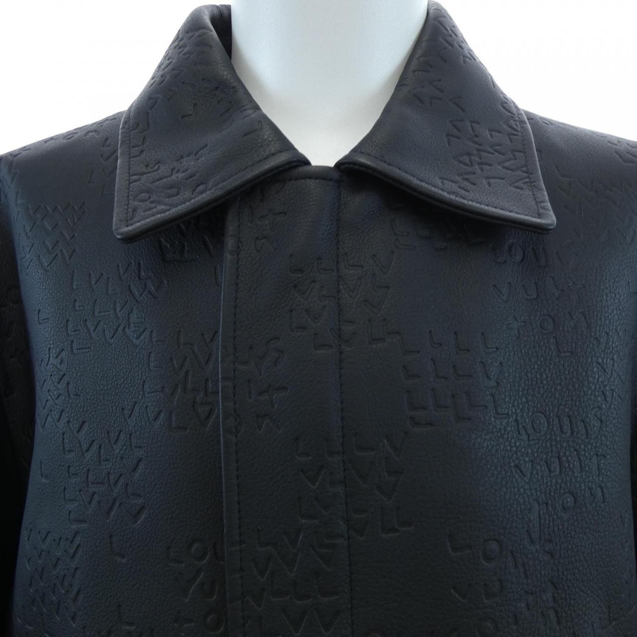 ルイヴィトン LOUIS VUITTON ダミエスプレッドレザーブルゾン HNL08WRMT レザージャケット