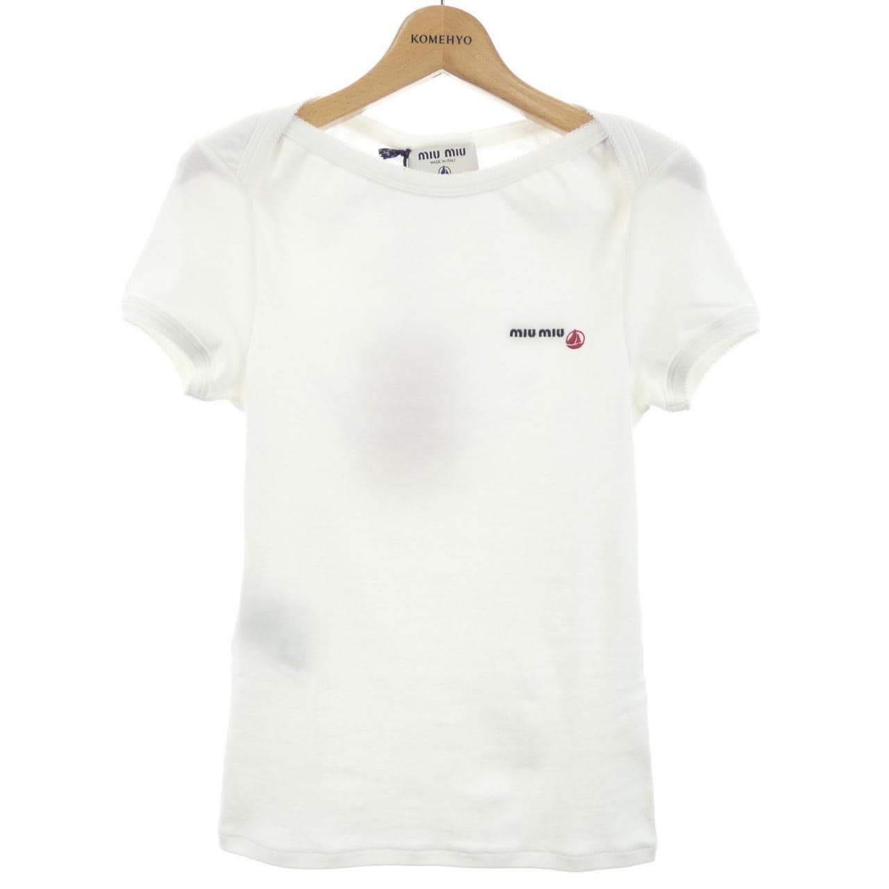 ミュウミュウ MIU MIU PETIT BATEAU MJN563 SOOO 16J8 Tシャツ
