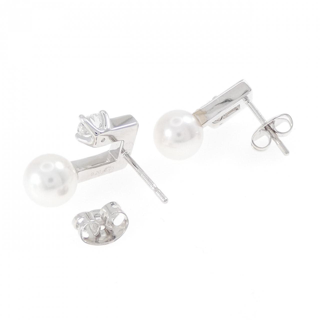 タサキ バランス ノート ピアス 6.8mm