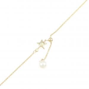 K10YG スター 淡水パール アンクレット 5.7mm