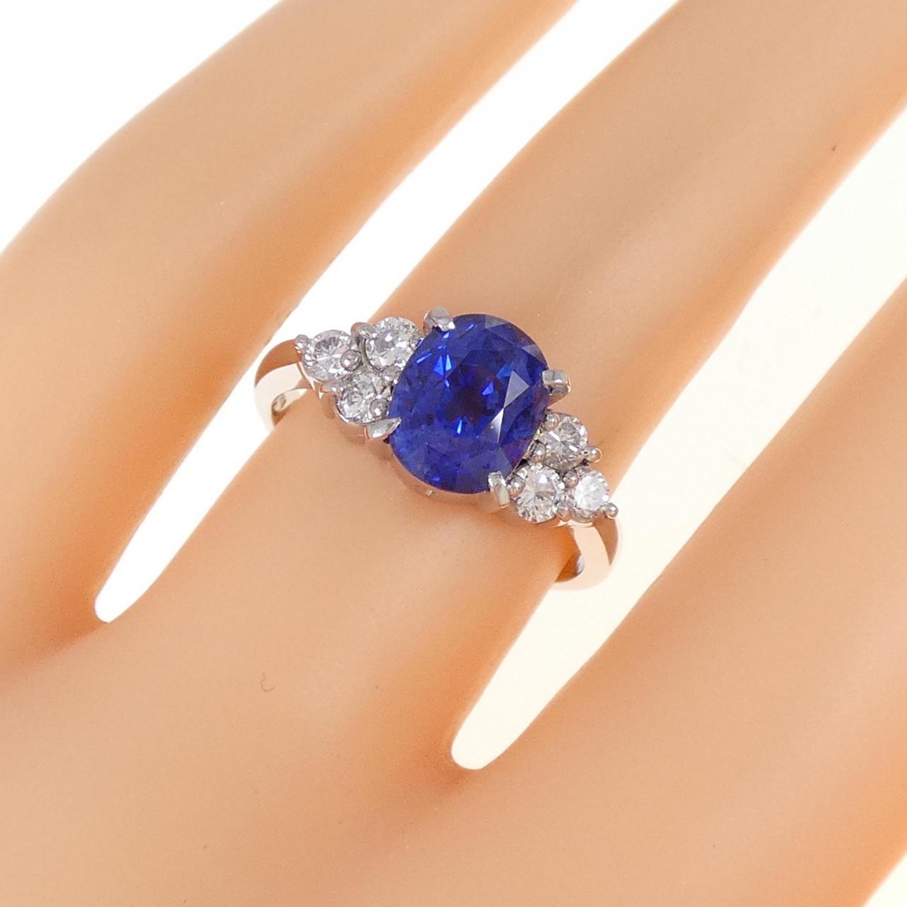 PT サファイヤ リング 2.458CT