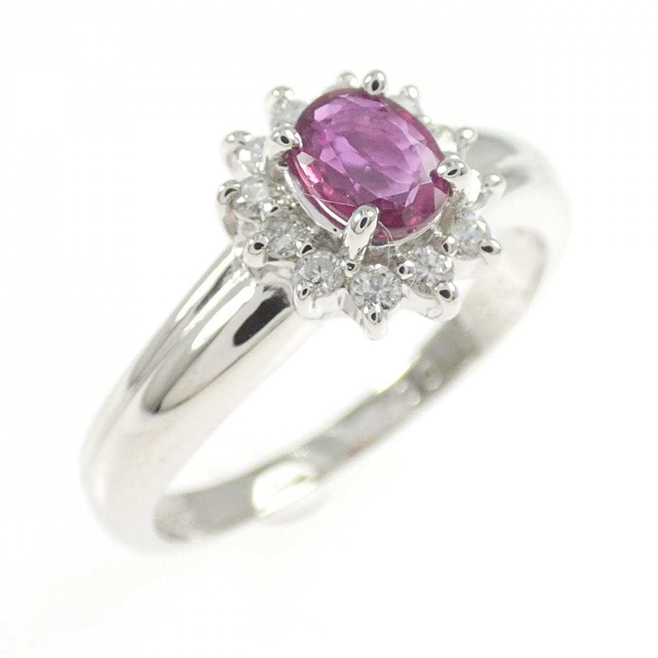 PT850紅寶石戒指0.35CT