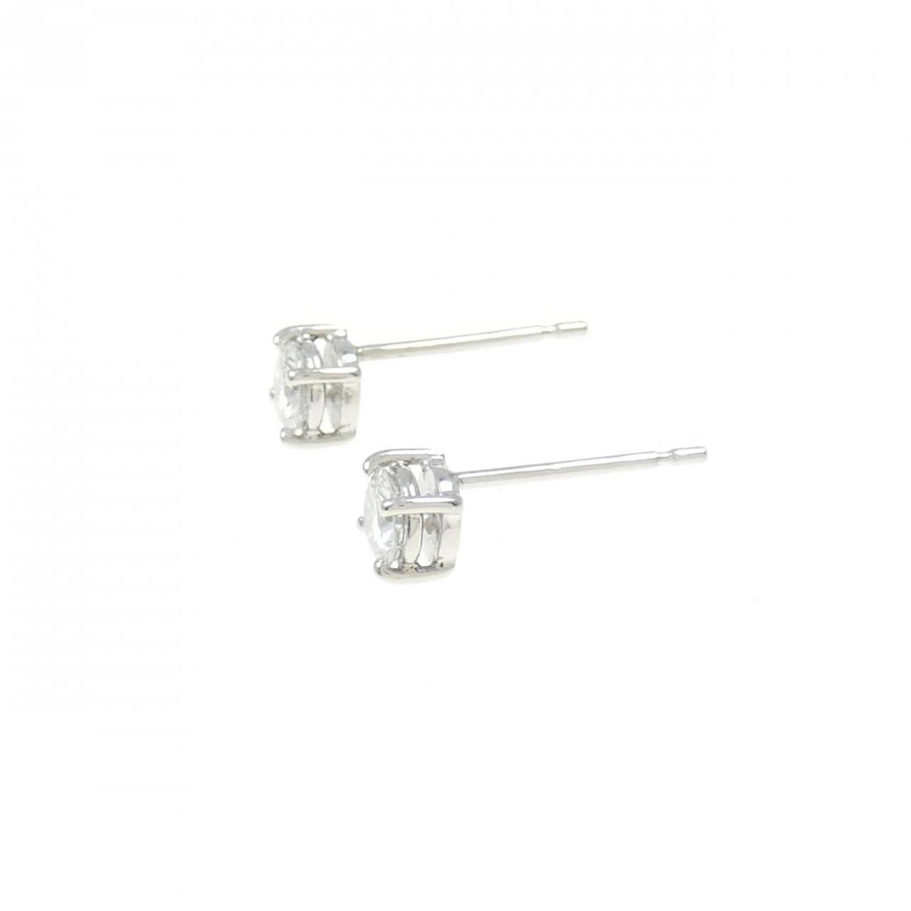 PT Solitaire Diamond Earrings 0.372CT