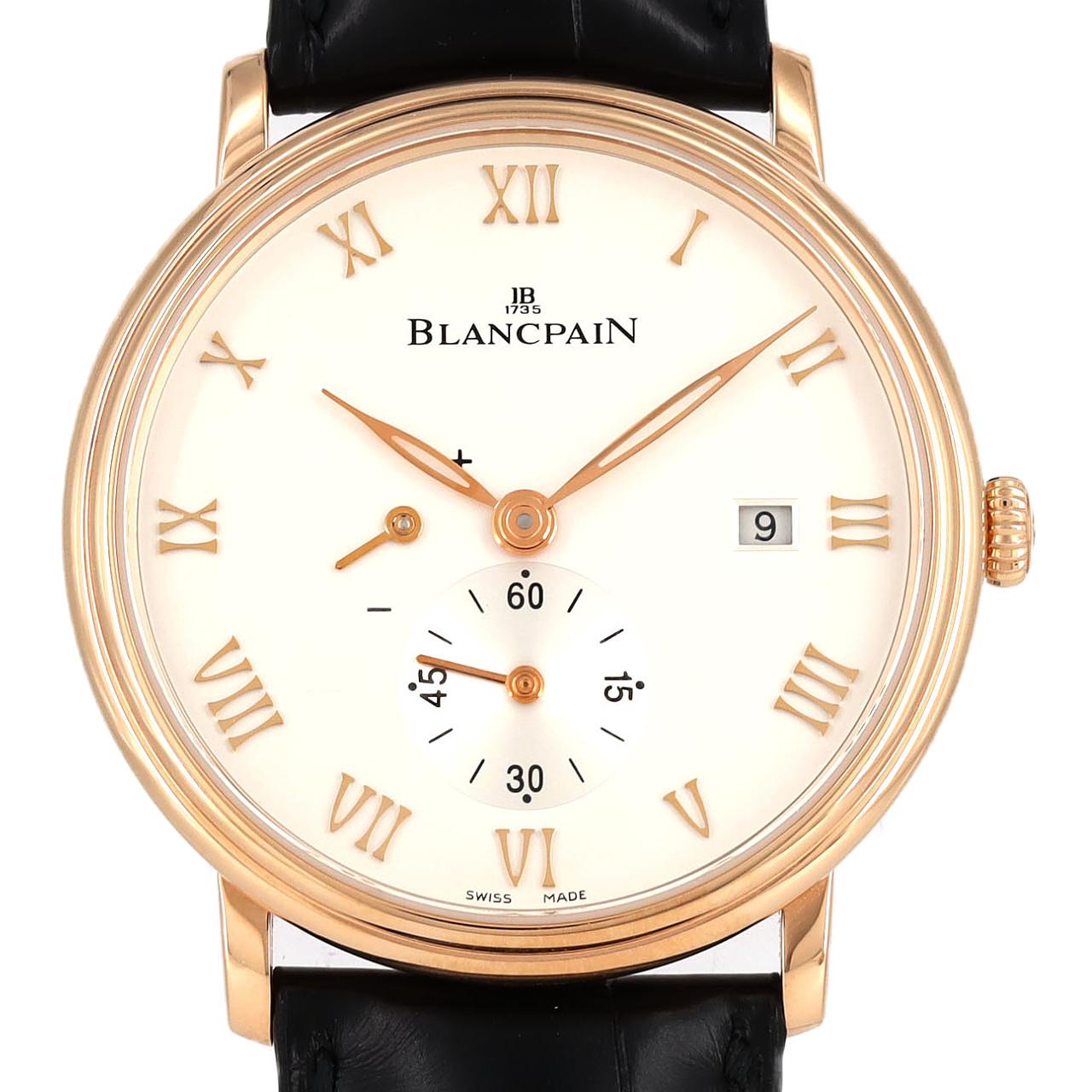 Blancpain Vallee Ultra Slim Power Reserve RG 6606-3642-55B PG/RG手動上弦