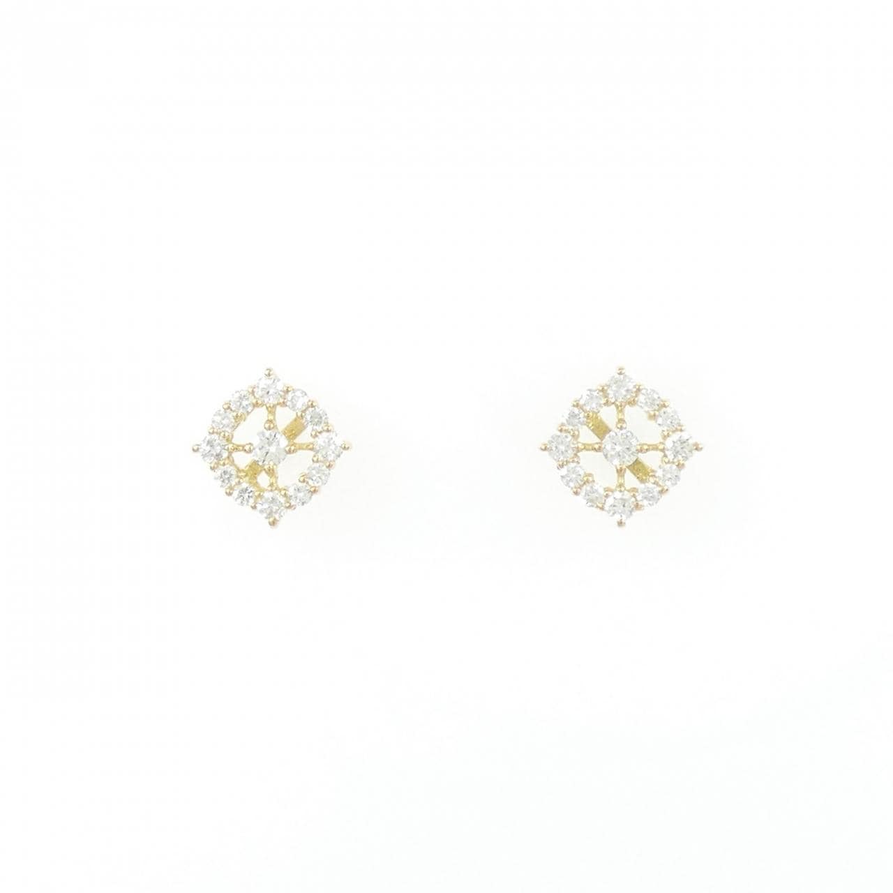 【リメイク】K18YG ダイヤモンド ピアス 0.20CT