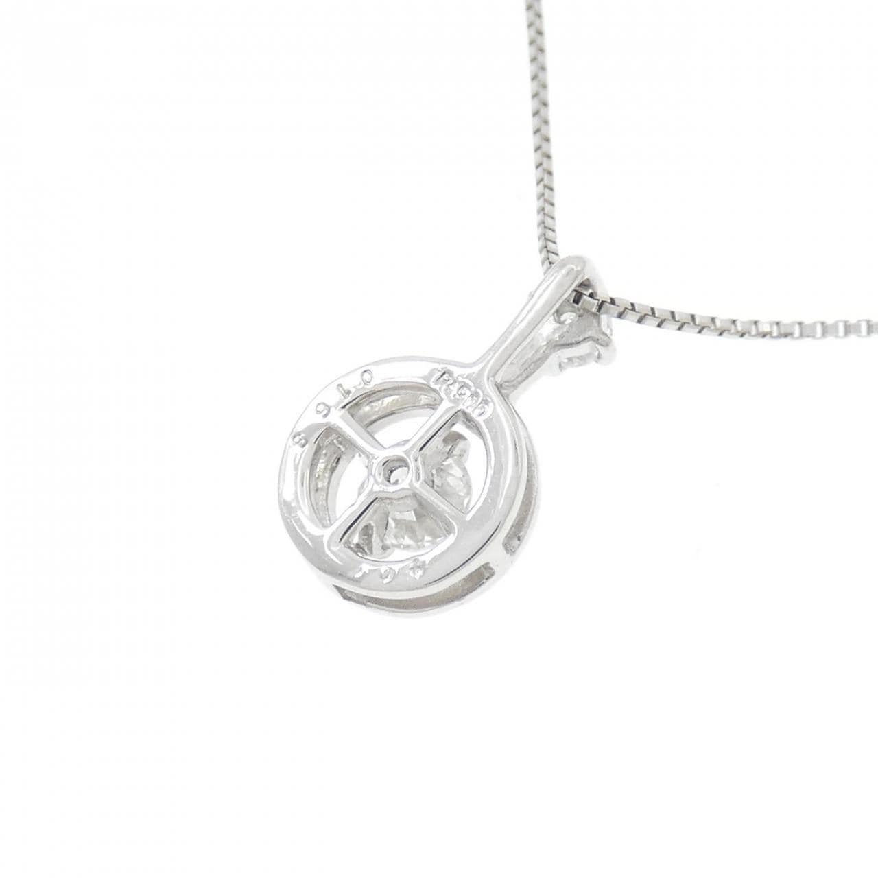 PT900/PT850 ダイヤモンド ネックレス 0.163CT