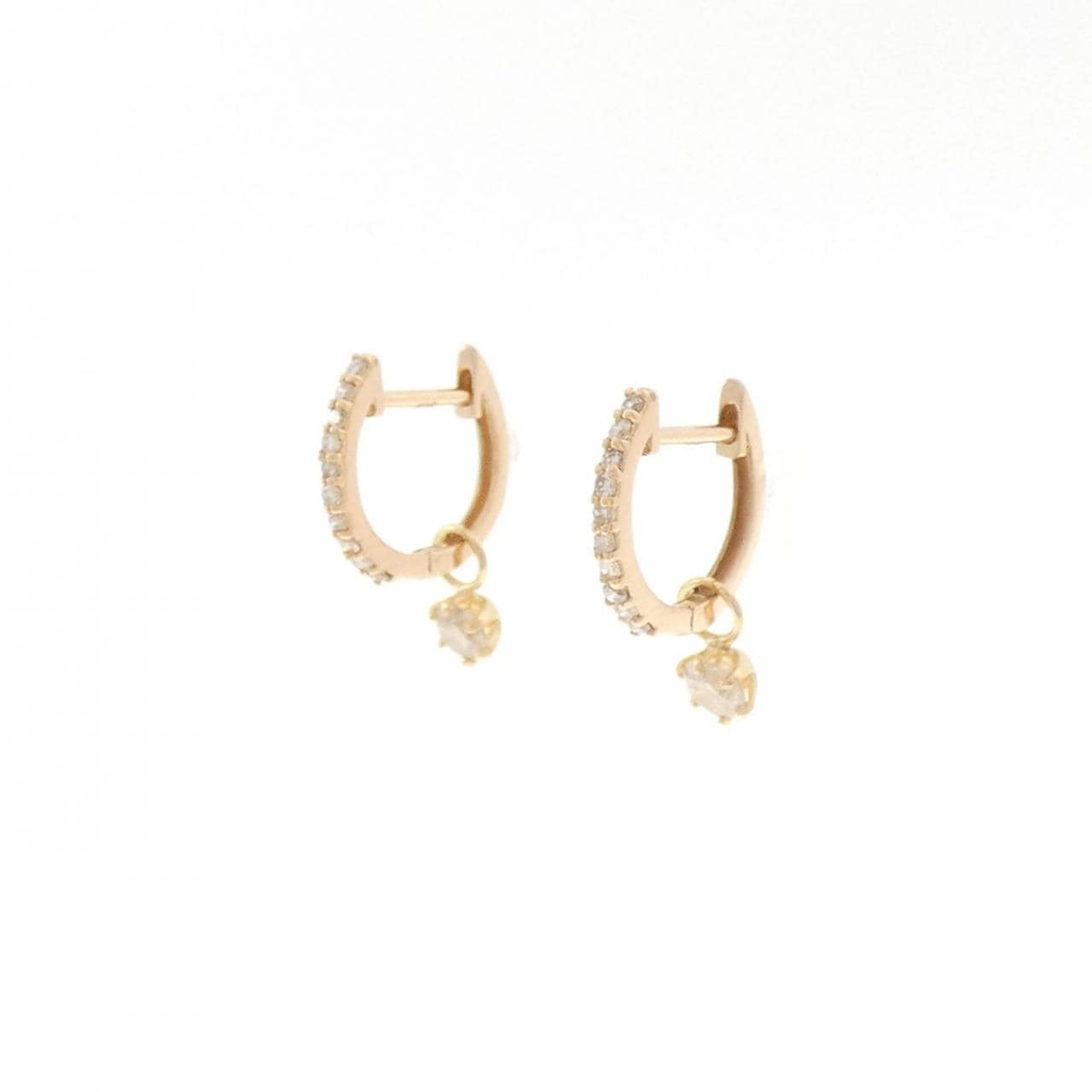 K18PG/K18YG ダイヤモンド ピアス 0.30CT