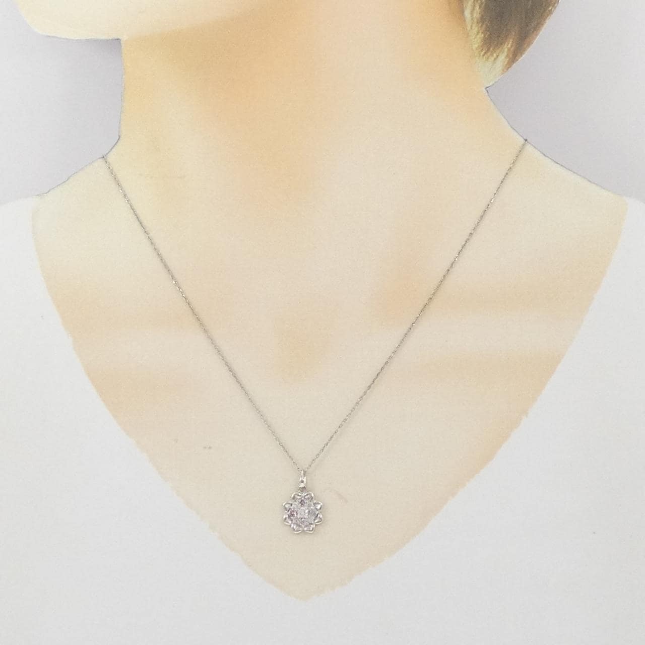 PT900/PT850 ダイヤモンド ネックレス