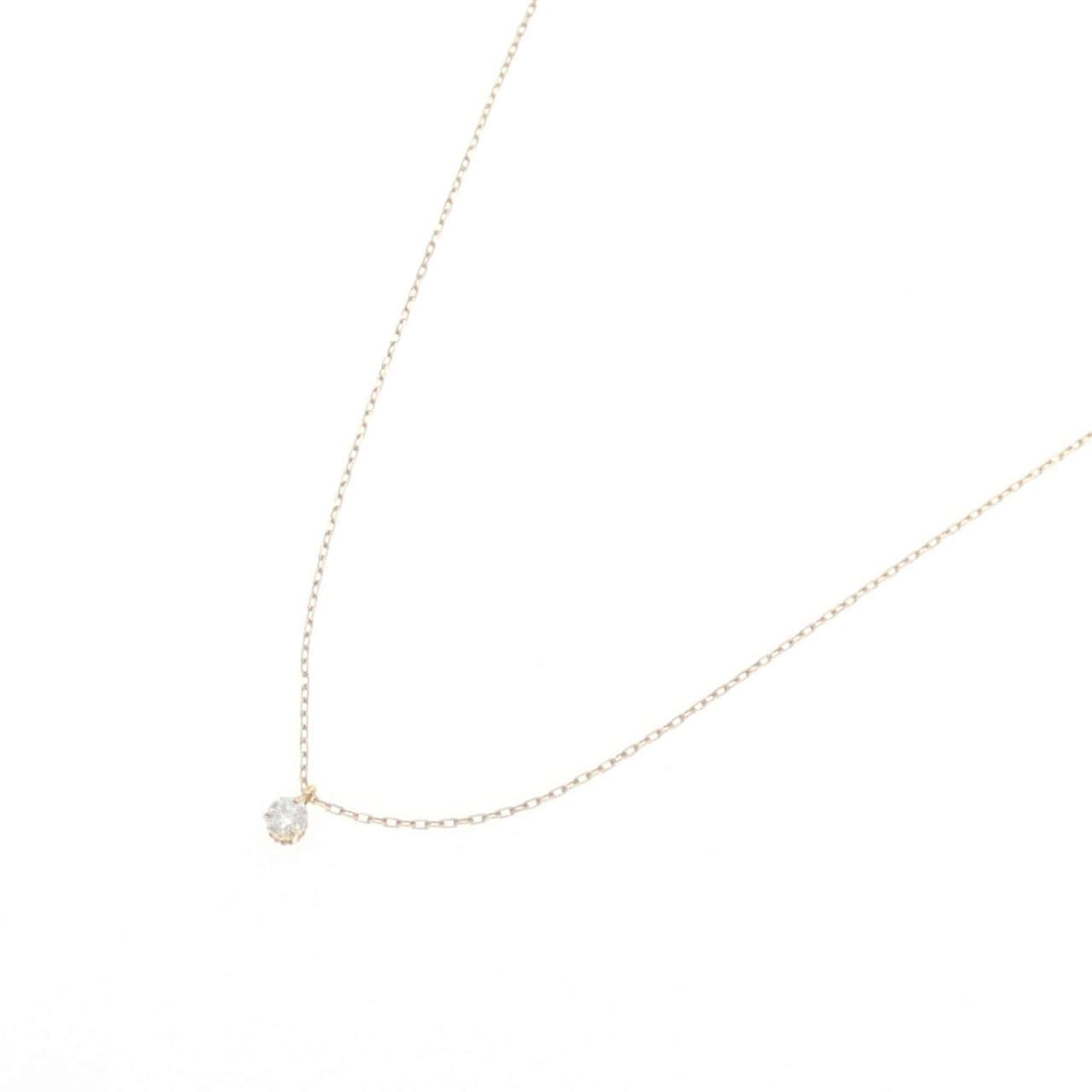 アガット ダイヤモンド ネックレス 0.05CT