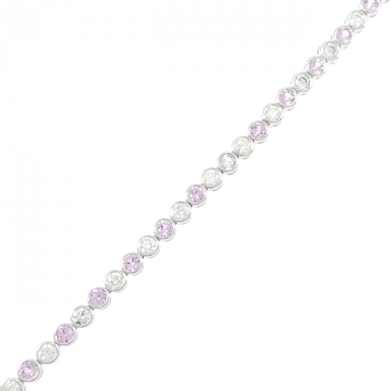 K18WG サファイヤ ブレスレット 1.71CT