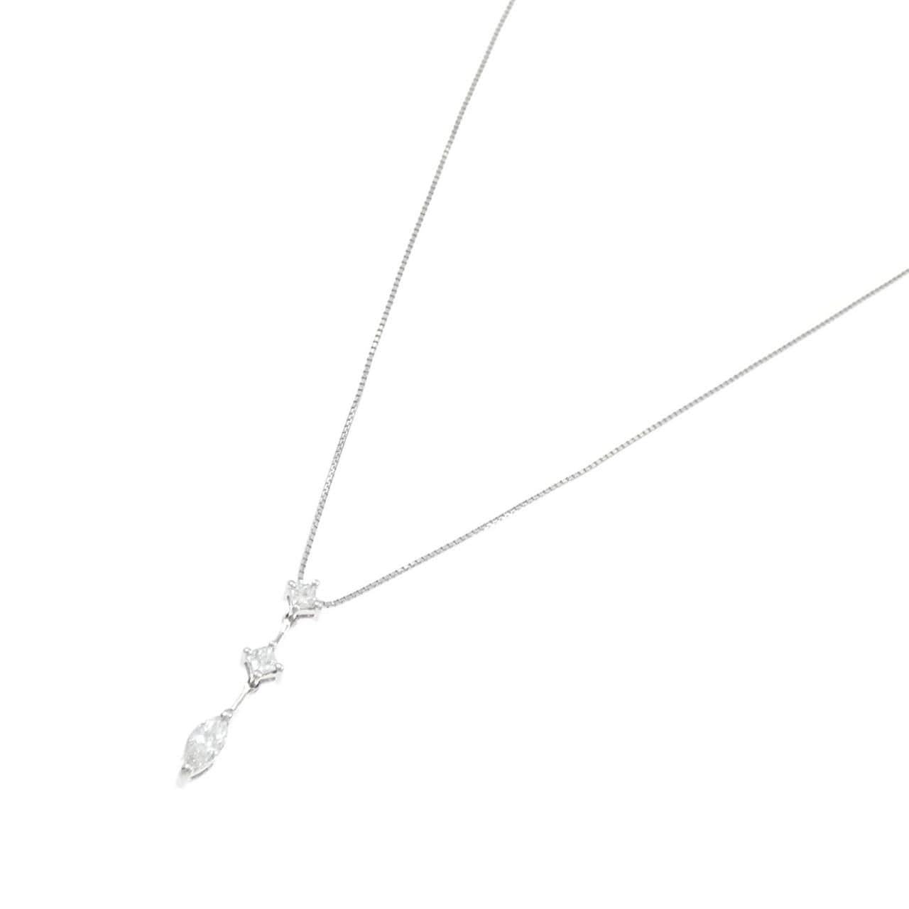 PT900/PT850 ダイヤモンド ネックレス 0.214CT