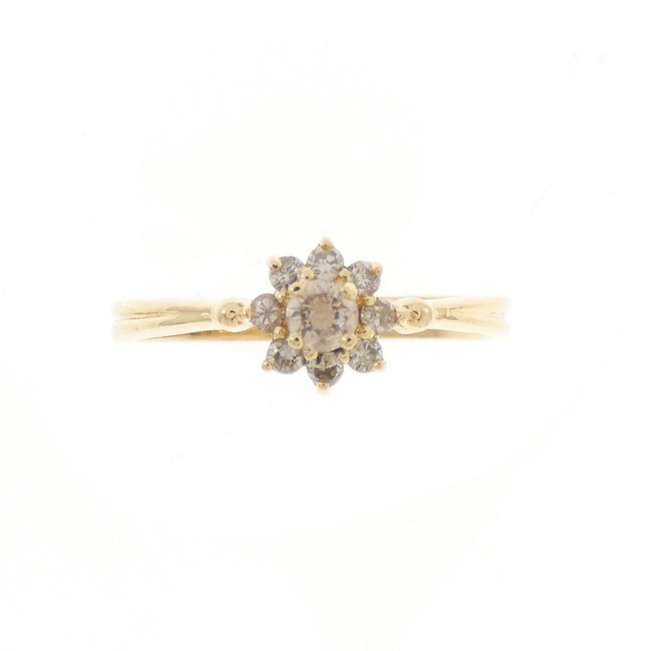K18YG ダイヤモンド リング 0.20CT