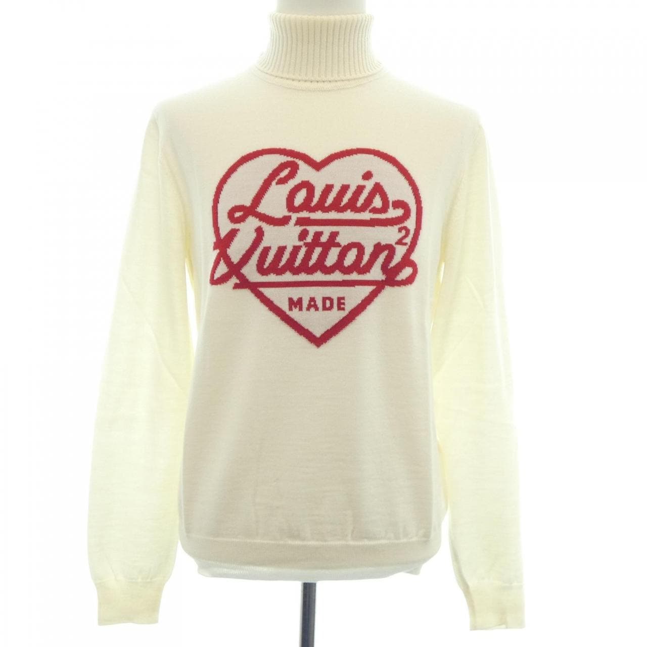 ルイヴィトン LOUIS VUITTON インタルシアハートタートルネック [日本限定] HMN05WZLL NIGO ニット