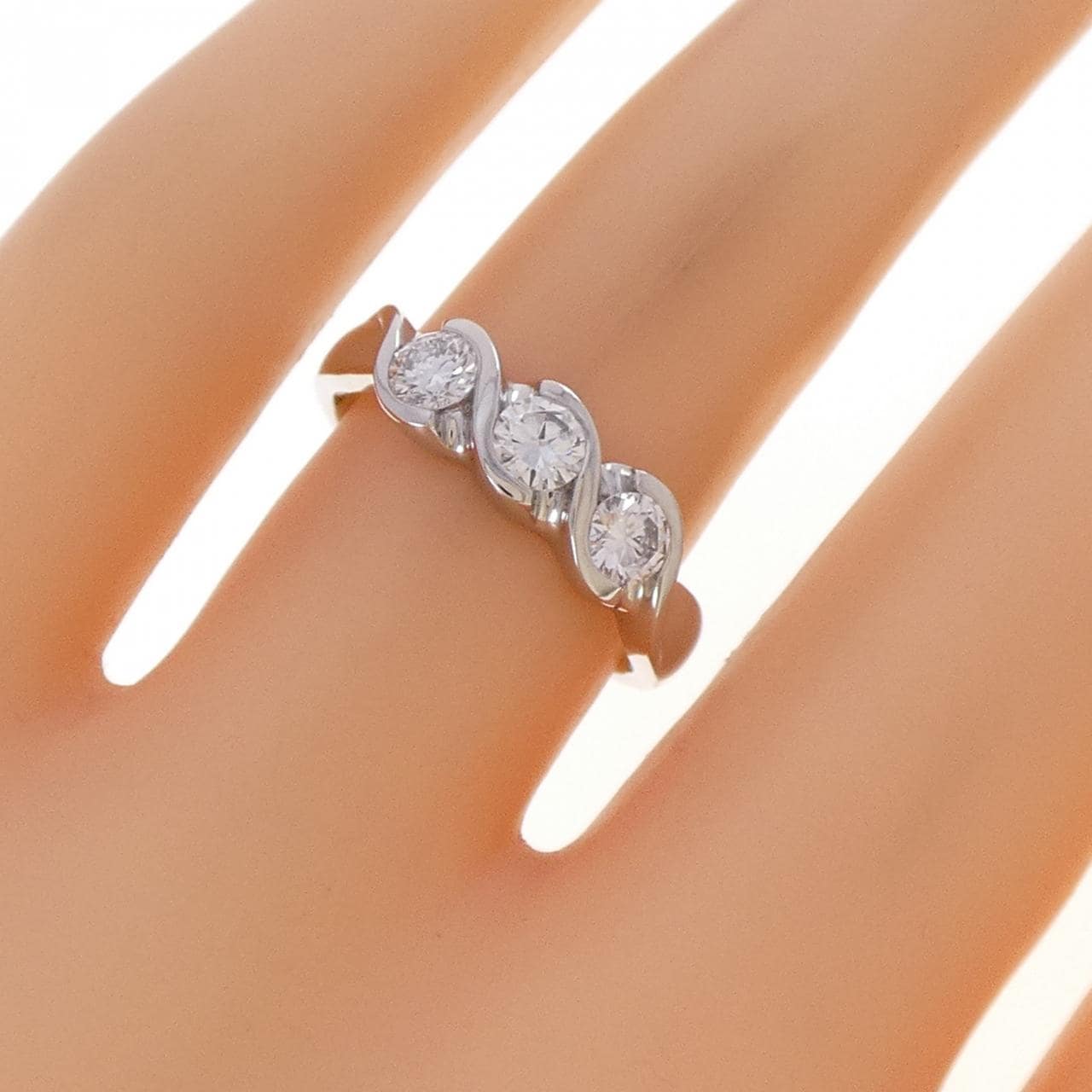 PT900 ダイヤモンド リング 0.517CT