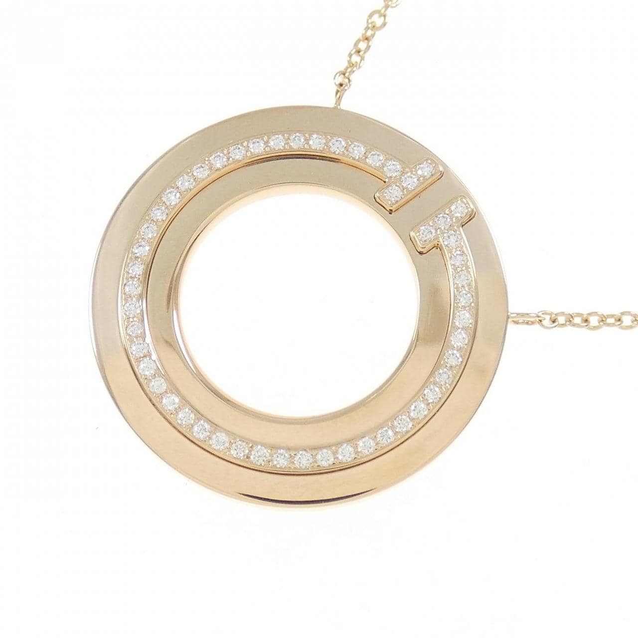 TIFFANY t circle necklace