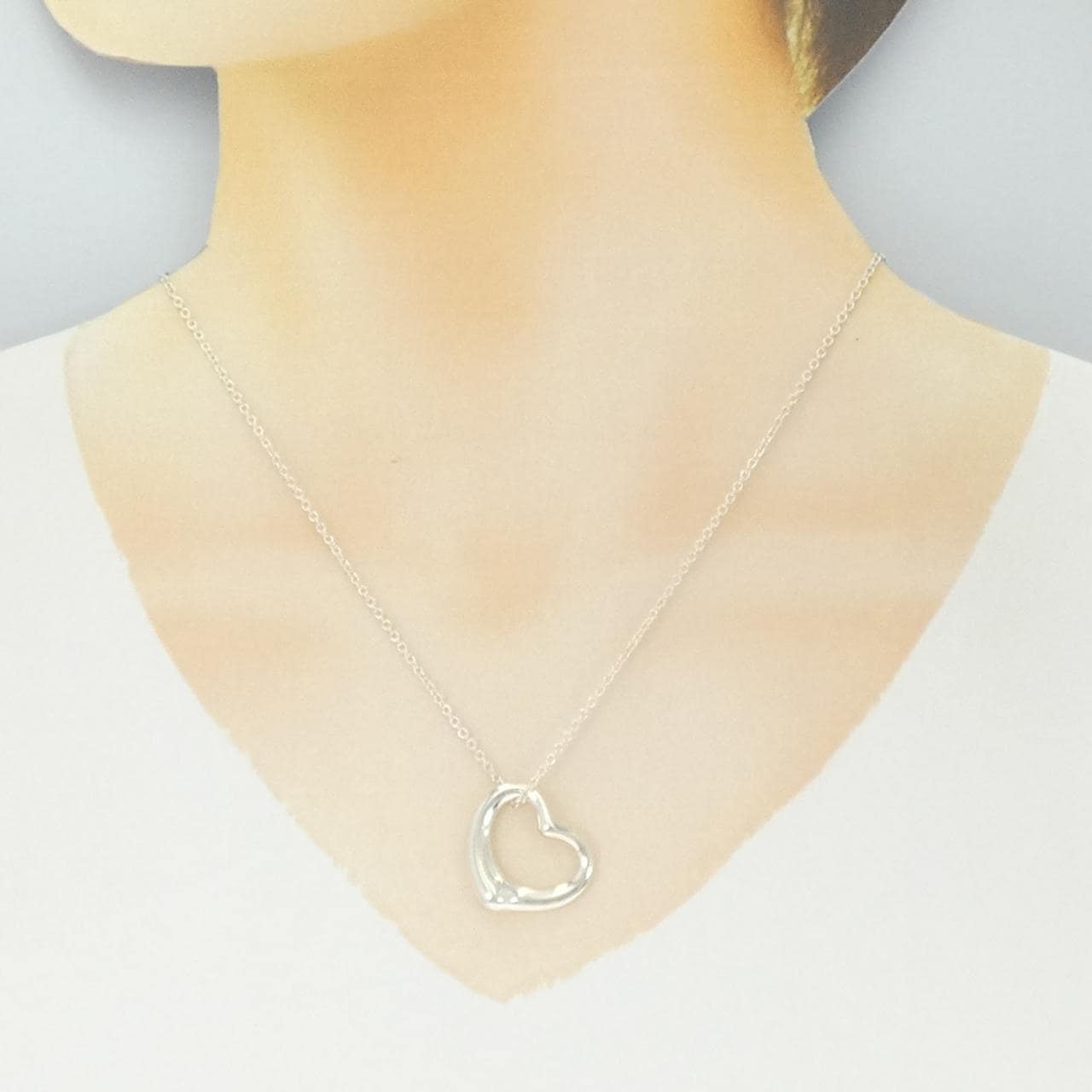 ティファニー オープンハート ネックレス