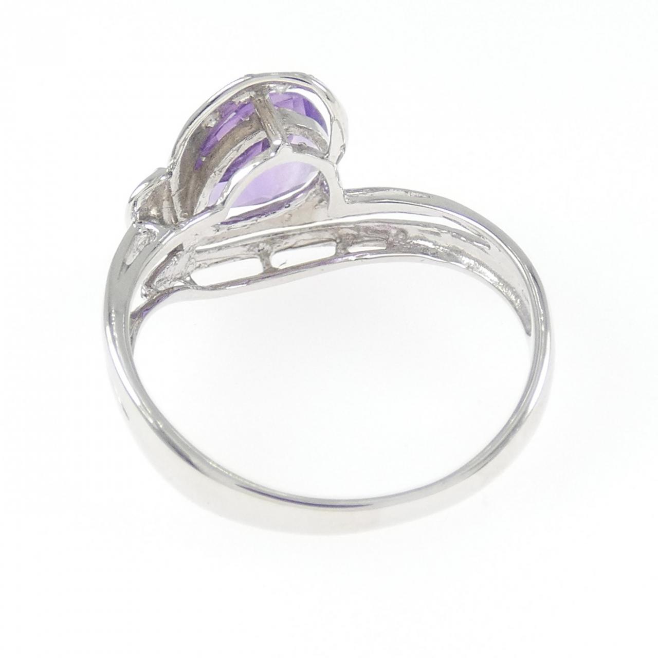 K18WG アメジスト リング