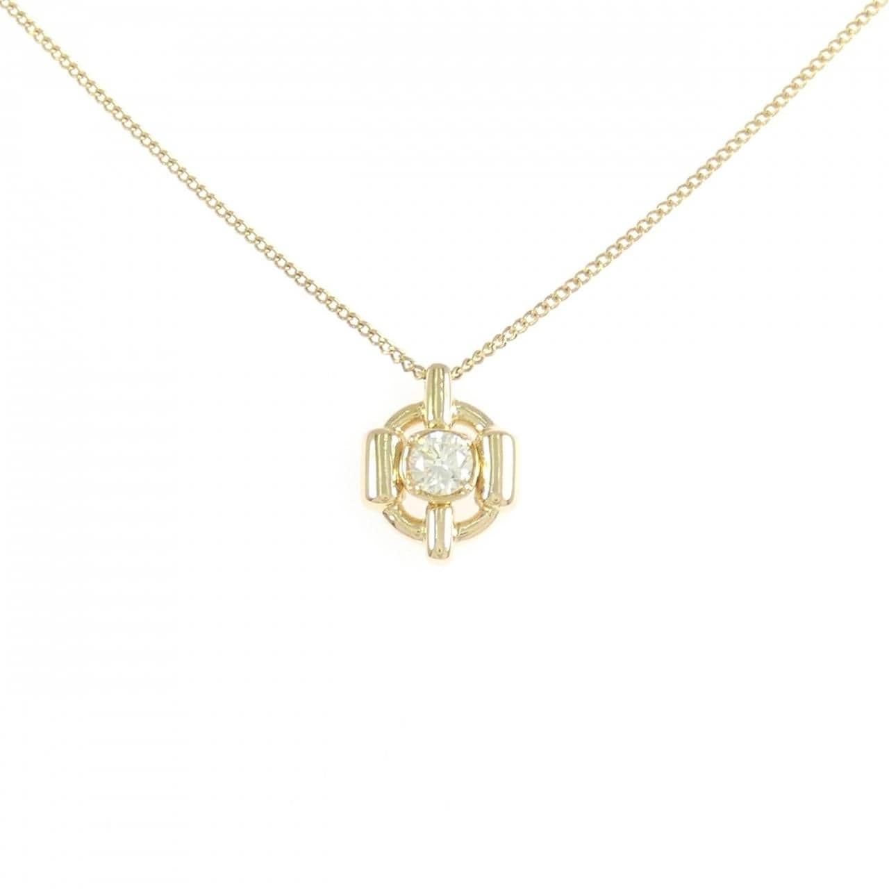 K18YG ダイヤモンド ネックレス 0.18CT