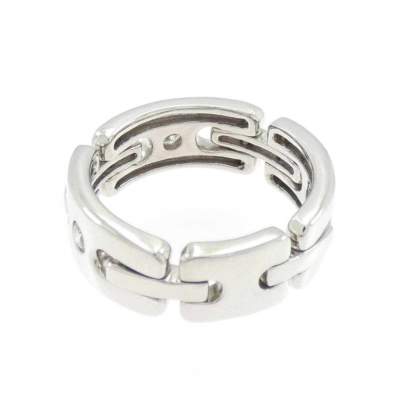 750WG ダイヤモンド リング 0.19CT