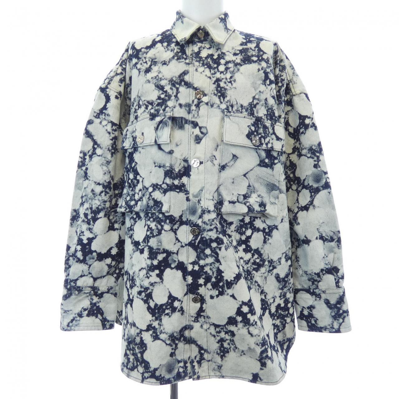 ルイヴィトン LOUIS VUITTON ポピードロシーデニムシャツブルゾン HGS87WLVE デニムジャケット