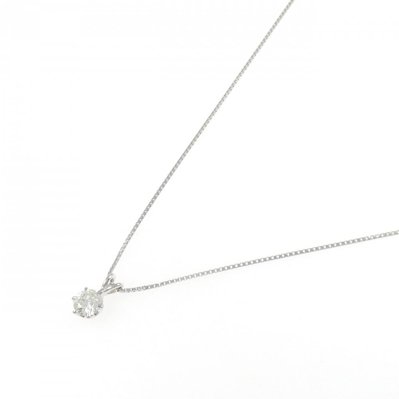 PT900/PT850 ダイヤモンド ネックレス 0.479CT I VS2 EXT H&C